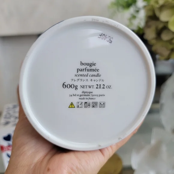 LIMITED EDITION DIPTYQUE ROSE CANDLE CERAMIC CONTAINER - Picture 4 of 7